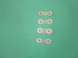 Advance Fin screw plastic  deck plates set of 4 - &pound;9.55
