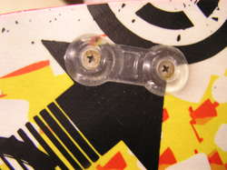Advance Fin screw plastic  deck plates set of 4 - &pound;9.55